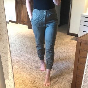 Abercrombie & Fitch Olive Green Joggers